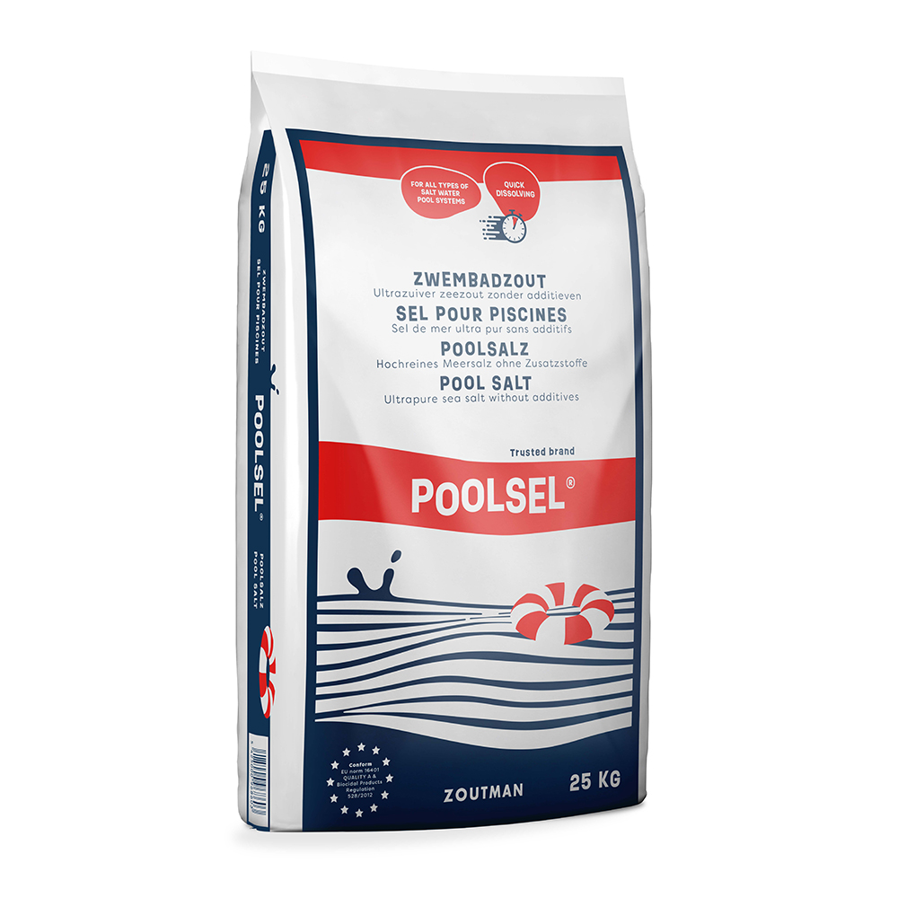 Poolsel 25KG - Sel de piscine pour systèmes d'hydrolyse