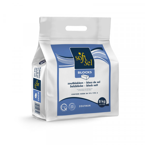 Soft Sel Blocks - Zoutblokken (2x4KG) - 27 x 9 x 9 cm